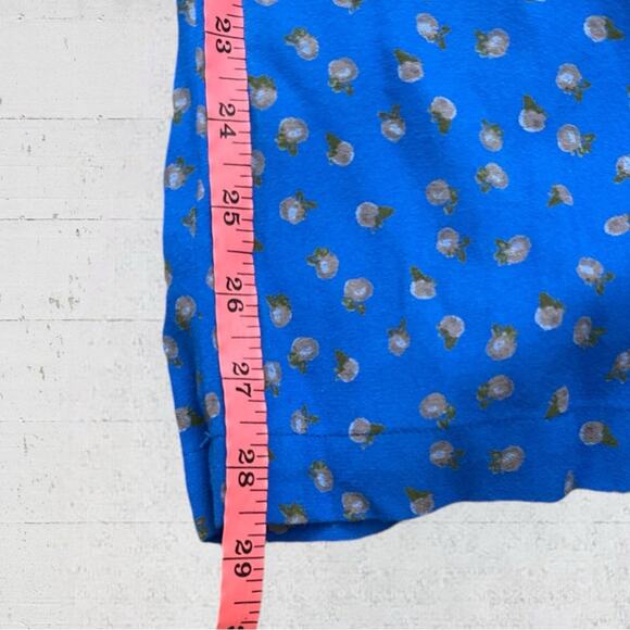 NWT Free People Mia Jumpsuit Blue Floral Size 0 - Picture 12 of 13